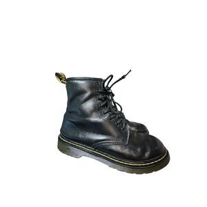 Dr Martens Combat Side Zip 1460 Uni Sex Distressed Ladies 7 Mens 6 EU 38 Black